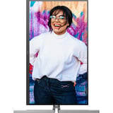 AOC U32U3CV 31.5" 4K UHD monitor Zwart/zilver, HDMI, DisplayPort, USB-hub, LAN, Audio
