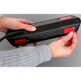 Brennenstuhl Estilo 4-voudige stekkerdoos met usb Zilver/zwart, 4x stekker, 2x USB-A