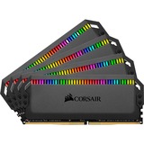 Corsair 128 GB DDR4-3600 Quad-Kit werkgeheugen Zwart, CMT128GX4M4C3200C16, Dominator Platinum RGB, XMP