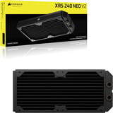 Corsair Hydro X Series XR5 NEO 240 V2 radiator Zwart