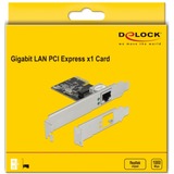 DeLOCK DeLOCK PCIe x1 Karte 1x RJ45  RTL8111 netwerkadapter 
