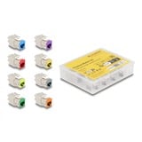 Keystone Module RJ45 Jack naar LSA Cat 6a toolfree, 8 stuks