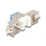 DeLOCK Keystone Module RJ45 Jack naar LSA Cat 6a toolfree, 8 stuks Meerkleurig