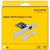 DeLOCK PCI Express x1 kaart > 1x RJ-45 Gigabit LAN RTL8111 netwerkadapter 