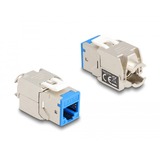 DeLOCK RJ45 Jack > LSA Cat 6a toolfree keystone module Meerkleurig, 8 stuks