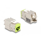 DeLOCK RJ45 Jack > LSA Cat 6a toolfree keystone module Meerkleurig, 8 stuks