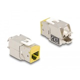 DeLOCK RJ45 Jack > LSA Cat 6a toolfree keystone module Meerkleurig, 8 stuks