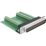 DeLOCK Terminal Block naar D-Sub 37-pin (male) adapter 