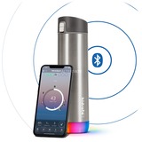 HidrateSpark Steel Chug RVS slimme drinkfles, 620 ml Roestvrij staal, Bluetooth