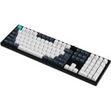 Keychron Q6 Max-M3Z QMK, toetsenbord Zwart, BE lay-out (AZERTY), Gateron Jupiter Brown, RGB leds, Hot-swappable, Bluetooth, 2.4GHz