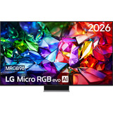 LG Micro RGB evo AI MRGB96 (75MRGB96B9B) 75" 4K Ultra HD LED tv Zwart, 4x HDMI, 2x USB, Optisch, Bluetooth, LAN, WLAN, CI+, HDR10