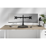 Neomounts DS45-600BL2 Monitorstandaard voor twee schermen 10-32" monitorarm Zwart