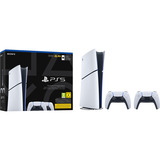 Sony PlayStation 5 Console Digital Edition (Slim) - 825GB + Twee DualSense Draadloze Controllers spelconsole Wit/zwart