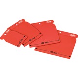 VIGOR Japanse spatelset kunststof V4278 Rood