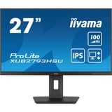 iiyama ProLite XUB2793HSU-B6 27" monitor Zwart (mat), HDMI, DisplayPort, USB, Audio