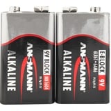 Ansmann Alkaline Red E-Block batterijen 2x E-Block (9-volt blok)