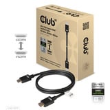 Club 3D Ultra High Speed HDMI 2.1 gecertificeerde kabel male-male Zwart, 1 meter, 4K 120Hz, 8K 60Hz, 48Gbps