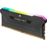 Corsair 16 GB DDR4-3200 Kit werkgeheugen Zwart, CMH16GX4M2Z3200C16, Vengeance RGB PRO SL, XMP 2.0, AMD Ryzen Optimized