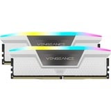 Corsair 64 GB DDR5-6000 Kit werkgeheugen Wit, Vengeance RGB, XMP 3.0