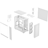 Fractal Design Epoch XL TG RGB midi tower behuizing Wit | 2x USB-A | 1x USB-C | RGB | Tempered Glass