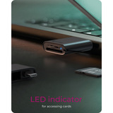 ICY BOX IB-CR204-CU3 2-in-1 kaartlezer Zwart