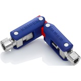 KNIPEX Schakelkastsleutel DoubleJoint 00 11 06 V03 dopsleutel Blauw/rood