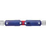 KNIPEX Schakelkastsleutel DoubleJoint 00 11 06 V03 dopsleutel Blauw/rood