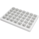 Keychron Key Kailh Box Switch 35 pcs White keyboard switches Wit/transparant