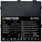 Lian Li RB 750B 750 watt voeding  Zwart, 1x 12V-2x6, 2x PCIe