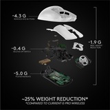 Logitech G PRO X SUPERLIGHT Wireless Gaming Mouse Wit, 100 - 16.000 dpi