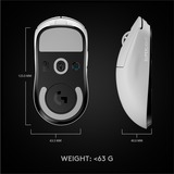 Logitech G PRO X SUPERLIGHT Wireless Gaming Mouse Wit, 100 - 16.000 dpi