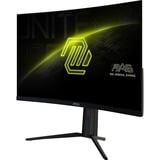 MSI MAG 321CUPDF 31.5" 4K Ultra HD curved gaming monitor Zwart, 1x DisplayPort, 2x HDMI, 1x USB-C, 160 Hz / 320 Hz