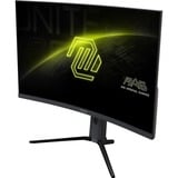 MSI MAG 321CUPDF 31.5" 4K Ultra HD curved gaming monitor Zwart, 1x DisplayPort, 2x HDMI, 1x USB-C, 160 Hz / 320 Hz