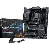 MSI X870E GAMING PLUS WIFI socket AM5 moederbord Zwart, RAID, 5Gb-LAN, Wi-Fi 7, BT, Sound, ATX