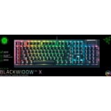 Razer BlackWidow V4 X RGB mechanisch gaming toetsenbord Zwart, US lay-out (QWERTY), Razer Green, 100%
