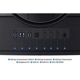 Samsung Odyssey G7 S40FG756EU 40" 4K UHD Curved UltraWide gaming monitor Zwart, 2x HDMI, DisplayPort, 2x USB-A, USB-B, 180 Hz