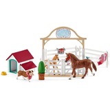 Schleich Horse Club - Hannahs gastpaarden met hond Ruby speelfiguur 42458