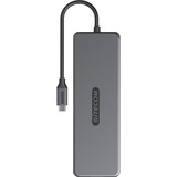 Sitecom 10-in-1 USB4 Power Delivery Multiport dockingstation Grijs
