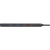 Sitecom 10-in-1 USB4 Power Delivery Multiport dockingstation Grijs
