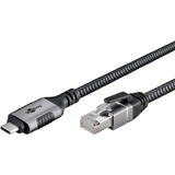 goobay Netwerkadapter USB-C 3.2 Gen1 naar RJ-45 Zwart/zilver, 10 meter