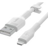 Belkin BOOSTCHARGE Flex USB-A-kabel met Lightning-connector Wit, 3 m