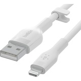 Belkin BOOSTCHARGE Flex USB-A-kabel met Lightning-connector Wit, 3 meter