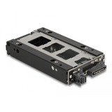 DeLOCK Slim Bay Mobile Rack for 1 x 2.5" U.2 NVMe SSD wisselframe Zwart