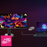 MSI MPG 341CQR QD-OLED X36 34" Curved UltraWide gaming monitor Zwart, 360 Hz, 2x HDMI, 1x DisplayPort, 1x USB-C