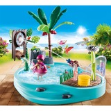 PLAYMOBIL Family Fun - Leuk zwembad met watersplash Constructiespeelgoed 70610