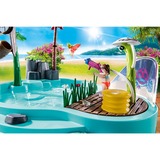 PLAYMOBIL Family Fun - Leuk zwembad met watersplash Constructiespeelgoed 70610