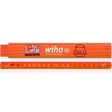 Wiha Elektriciensduimstok Longlife 2m meetlat Oranje