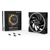 be quiet! Light Wings PWM high-speed RGB case fan Zwart, 120 x 120 x 25 mm