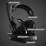 ASTRO Gaming A50 Wireless headset + Basis Station gaming headset Zwart/goud, Pc, Mac, Xbox one
