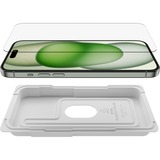 Belkin ScreenForce TemperedGlass voor iPhone 15 Plus beschermfolie Transparant